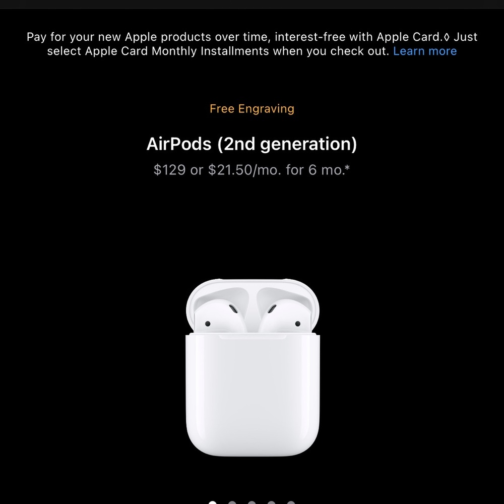 apple airpods (2nd generation)  on hold - Picture 2 of 5